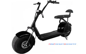 electric mini bike black