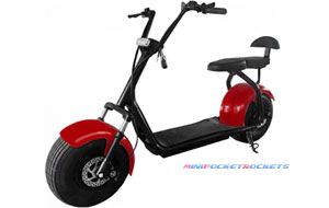 electric mini bike red