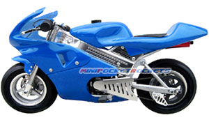 mini bike in blue