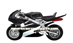 pocket bike black