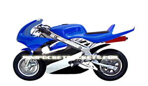 pocket bike blue