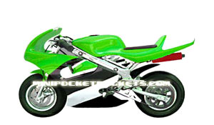 pocket bike green