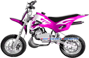 pink mini bike